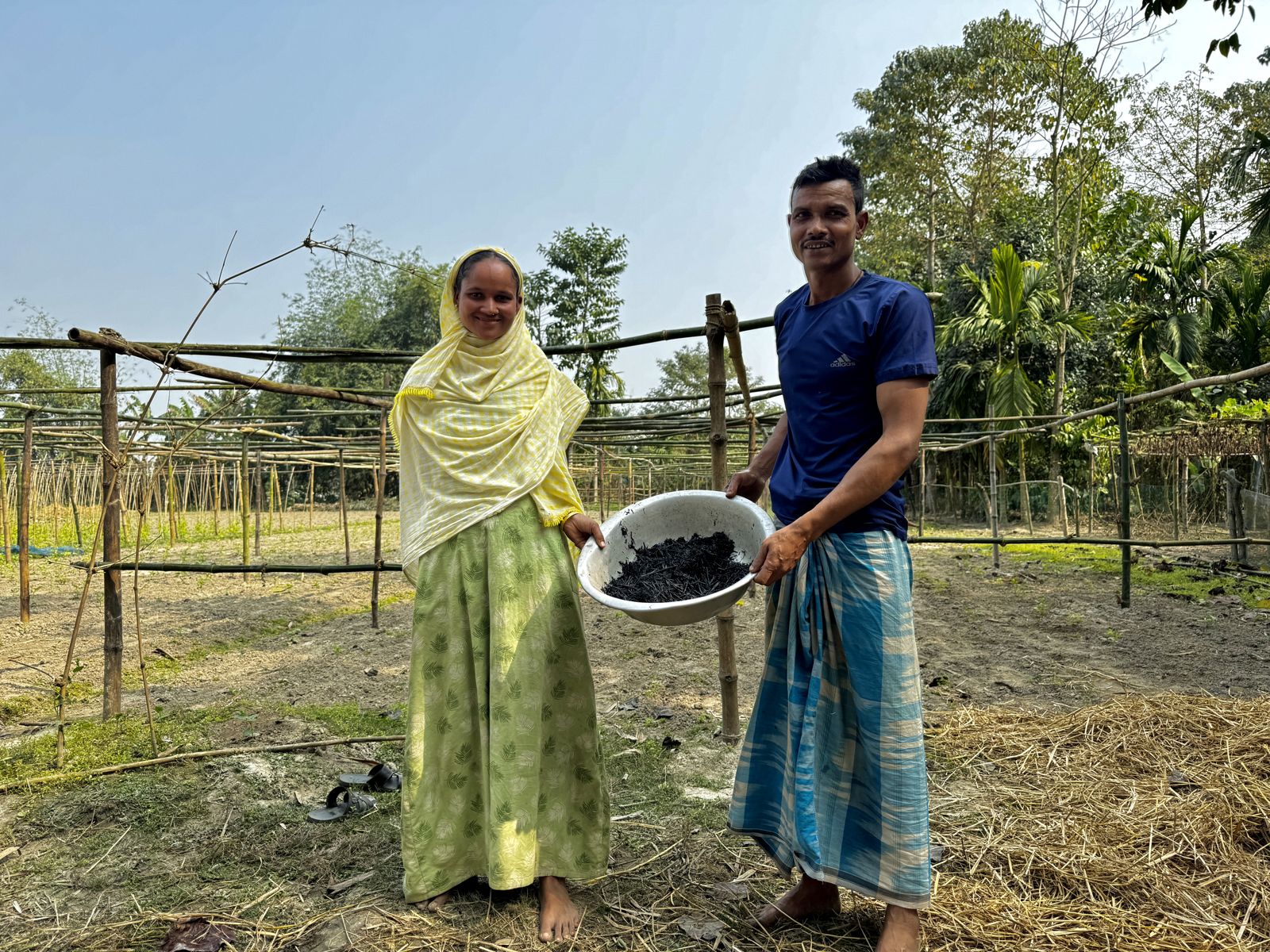 Biochar produced by smallholder farmers