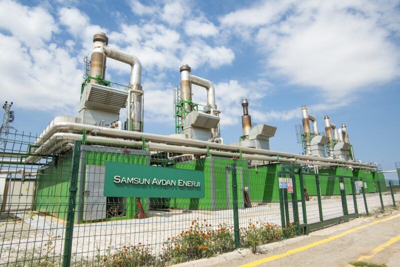 Landfill gas to energy facility in Samsun, Turkey